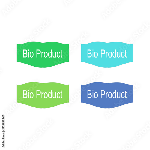 NATURAL ECO PRODUCT BADGES COLLECTION VECTOR