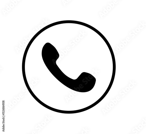 Phone icon . Vector illustration.	