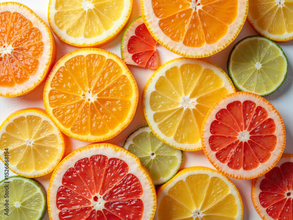Obraz premium citrus fruits background