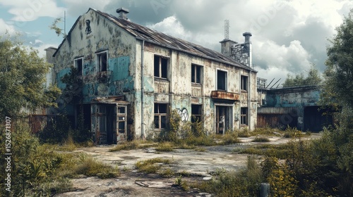 old abandoned building