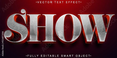  Show Film Scene Cinema Movie Theater Fully Editable Smart Object Text Effect