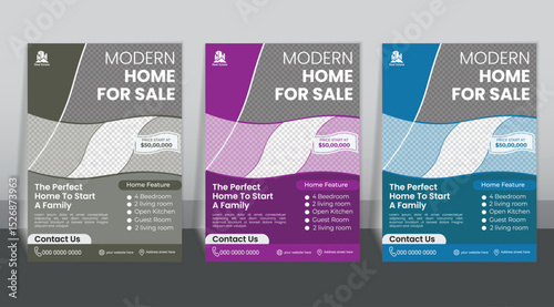 A4 Editable Real Estate Flyer Template – Eye-Catching, Modern & Luxury Property Promotion Design for Realtors and Agencies