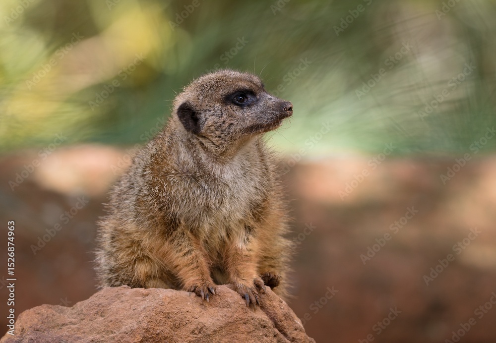 Naklejka premium meerkat on the lookout