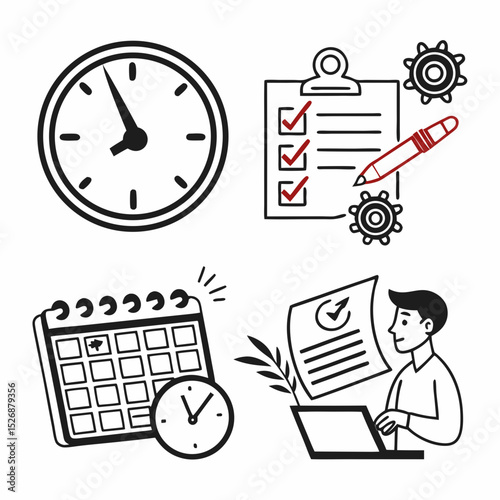 Time management planning organization productivity business
