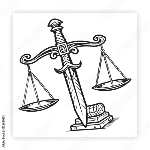 Legal and Law Doodle Icons