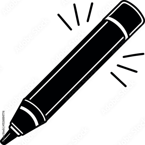 pencil and eraser silhouette vector on a transparent background