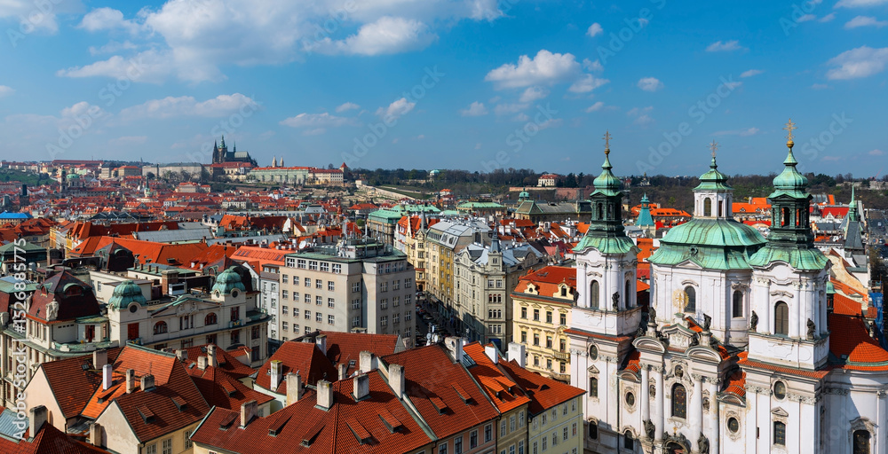 Obraz premium Historical center of the capital of the Czech Republic - the city of Prague