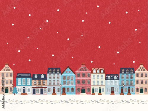 Cute cartoon border vector illustration background