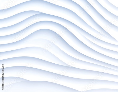 Abstract wavy white background