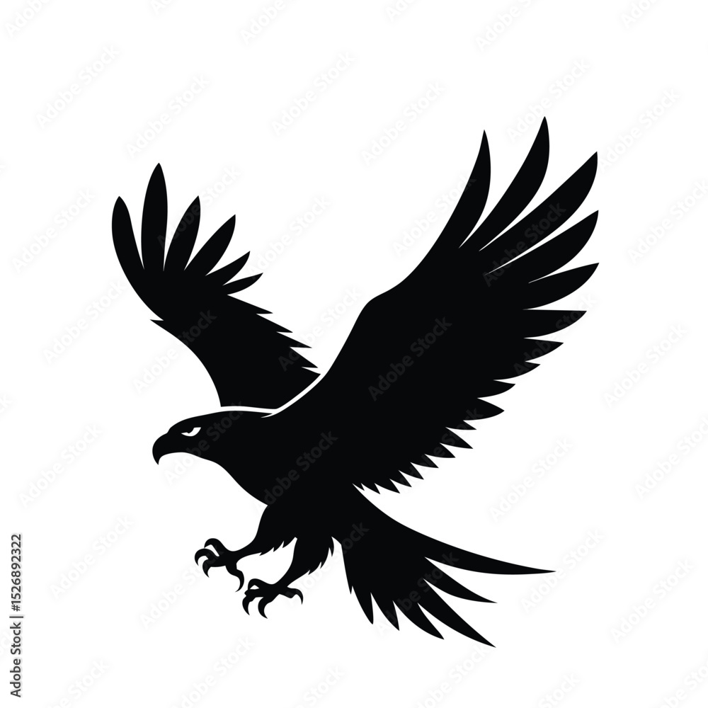Fototapeta premium eagle in the form