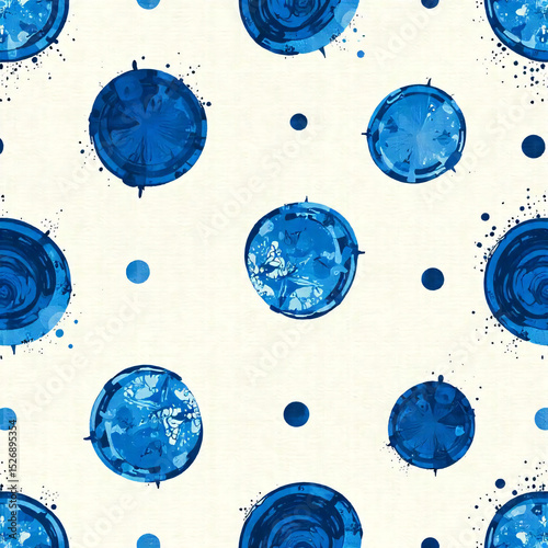 dots blue and light blue