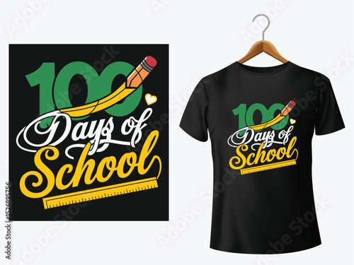 T-shirt design concept for men's casual wear, featuring a blank apparel template in black cotton textile