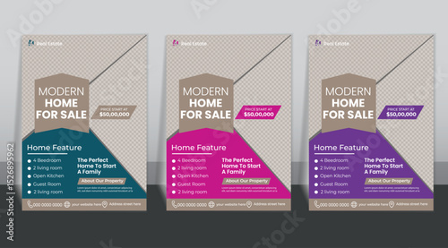 A4 Editable Real Estate Flyer Template – Eye-Catching, Modern & Luxury Property Promotion Design for Realtors and Agencies