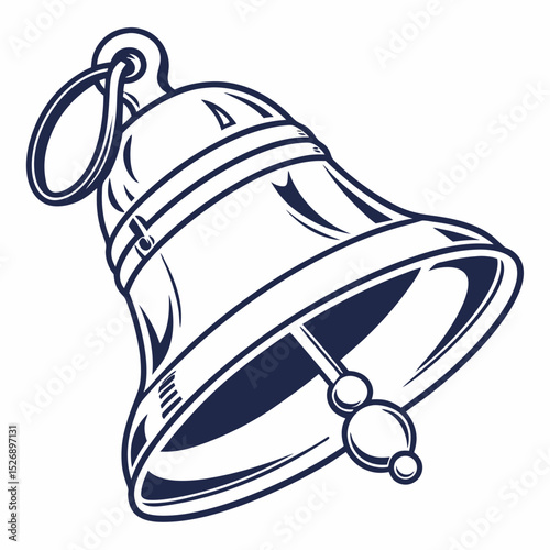 alarm clock on white background