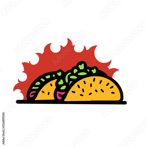 tacos icon and logo