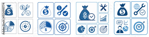 Business Finance Icons Set