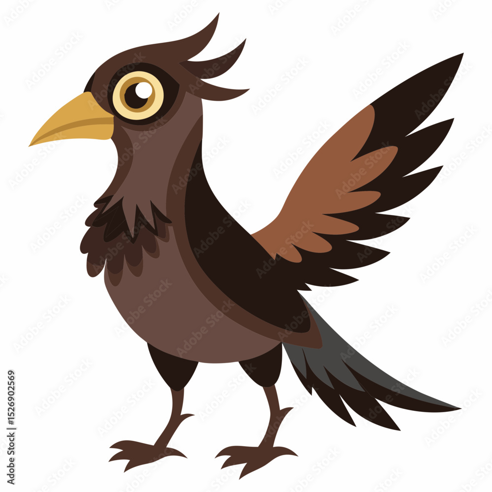 Fototapeta premium vector illustration of a bird