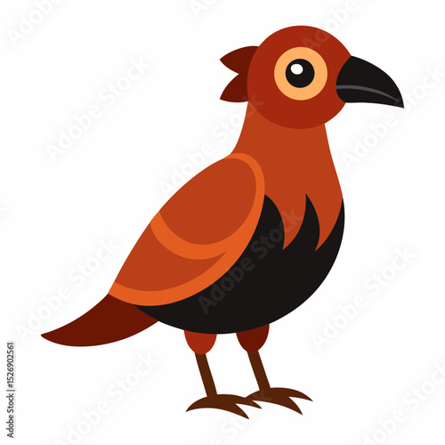 vector illustration of a bird