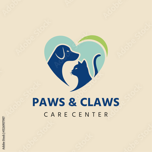 Paws & Claws Veterinary Logo