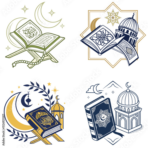 An icon representing Islamic literature.
