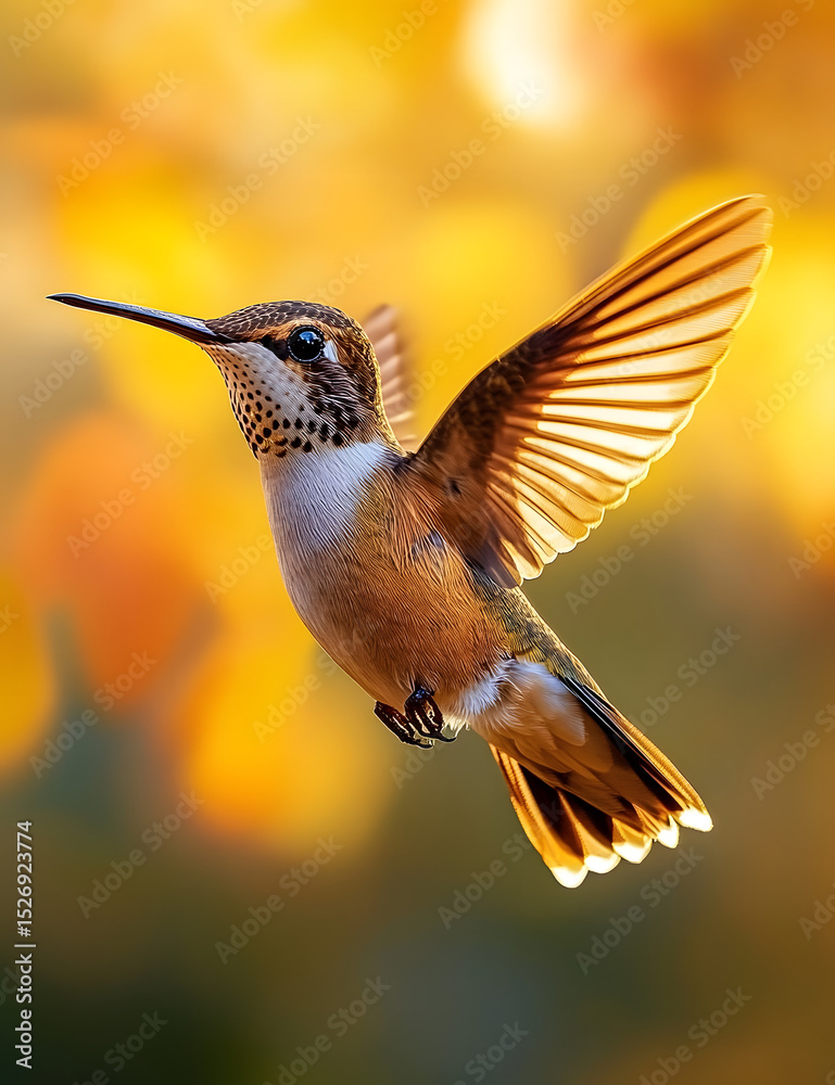 Fototapeta premium hummingbird in flight
