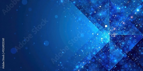 Intricate blue textured geometric graphic, vector line art brochure design , digital, pattern