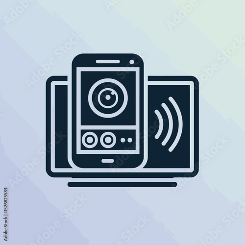vector icons electronic devices televisions ,mobile phones, tablets ,i Phones , communication
