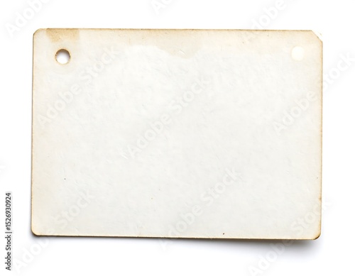 Old blank tag