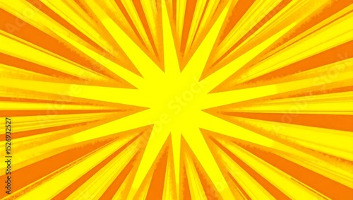 Abstract yellow comic style background. Generative Ai.