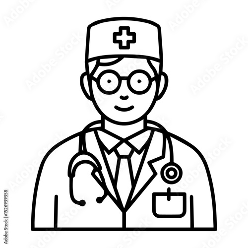 Professional Healthcare Provider Doctor, Physician, Medical Professional,  Health Services, Medical Illustration