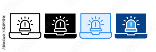 Malware Icon Set Multiple Style Collection