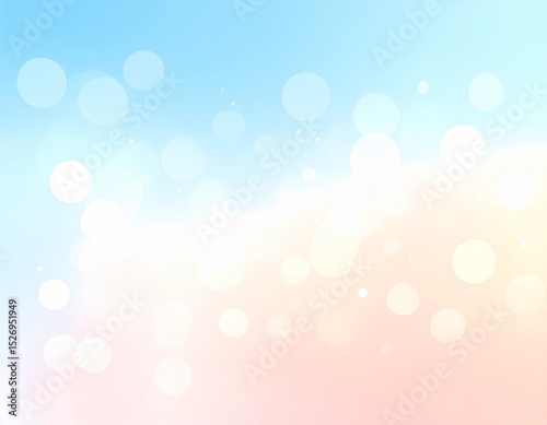 Soft Gradient Abstract Background with Bokeh