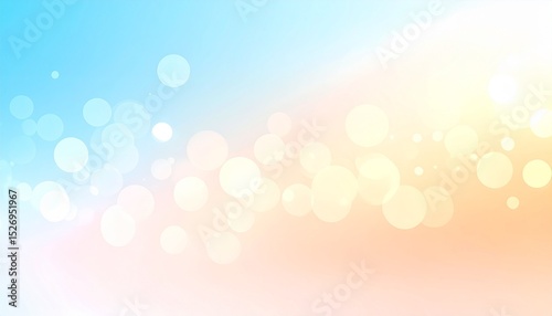 Soft Gradient Abstract Background with Bokeh