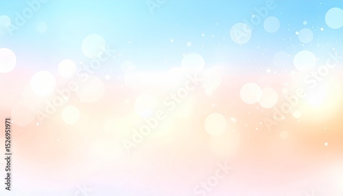 Soft Gradient Abstract Background with Bokeh