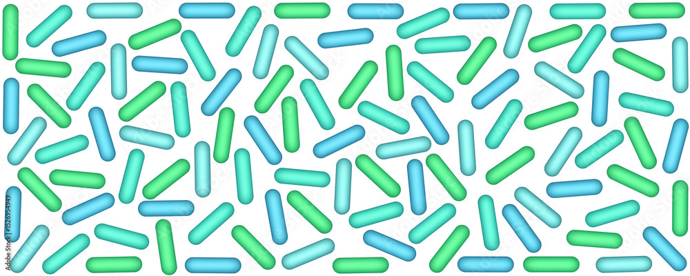 Probiotics, microbiome flora, lactobacillus bacteria in circle. Probiotics, microbiome flora, lactobacillus bacteria in circle.