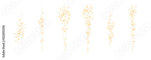 Fizzy pop and effervescent drink texture.