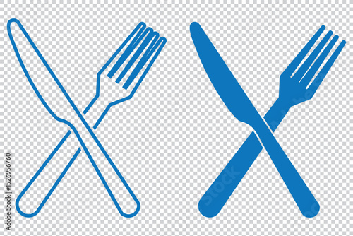 Fork, knife, plate. Menu symbol. Restaurant icon. Food, plate, fork, knife, cutlery icon set. Vector EPS 10