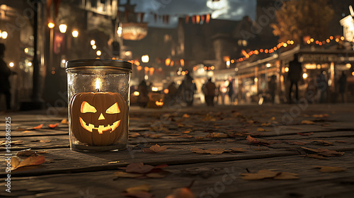 A collection of spooky Halloween scenes filled with eerie decorations, glowing pumpkins, ghostly figures, and haunting atmospheres. Perfect for capturing the thrilling and festive spirit of Halloween 