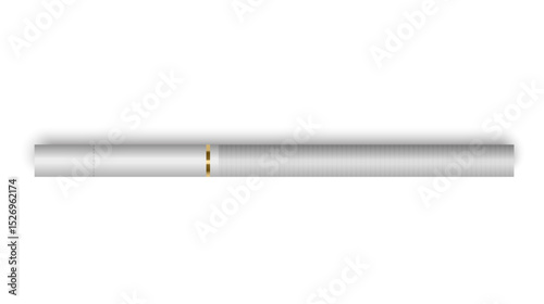 A realistic cigarette symbolizing quitting smoking in favor of health