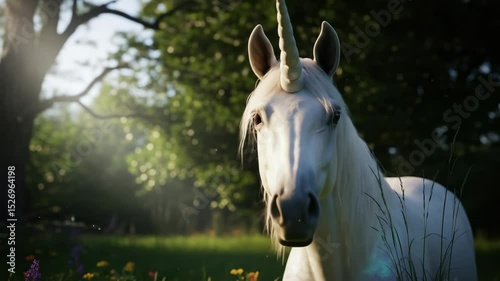 Unicorn in its natural habitat

