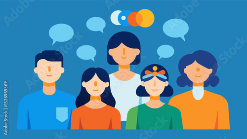 Catching the Warning Signs Conducting life story interviews with multiple members of a family to identify any patterns of brain diseases or genetic predisposition.. Vector illustration