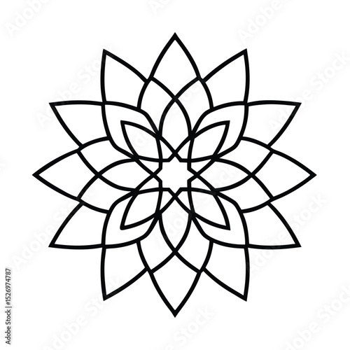 vector illustration of a Mandala