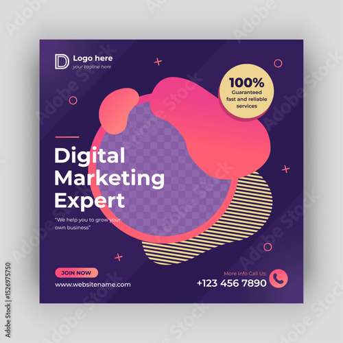 Creative Vector Template for Social Media Marketing and Corporate Brand Identity Promotion