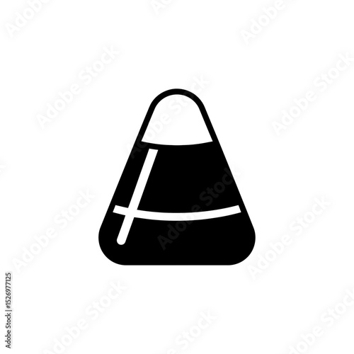 Halloween candy corn vector icon design