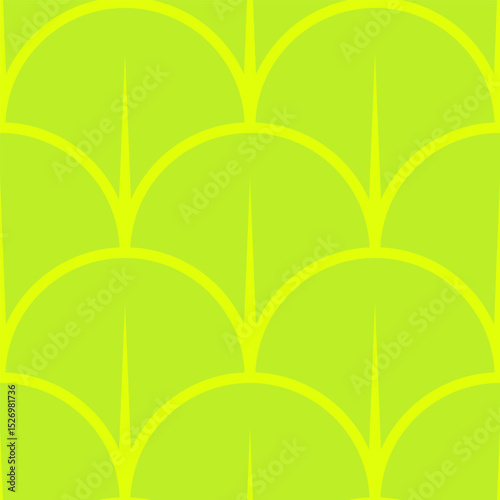 Seamless pattern of tropical pineapple earth scales
