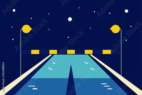 Night Swimming Pool A Serene Aquatic Escape Under the Stars