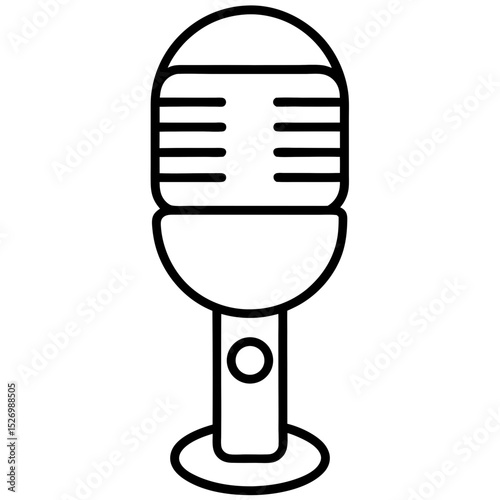 vector microphone icon
