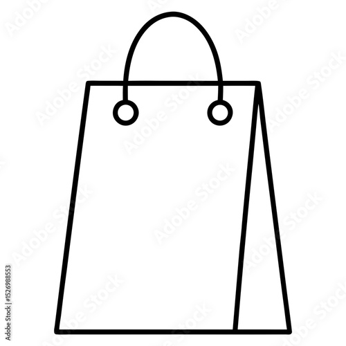 blank shopping bag