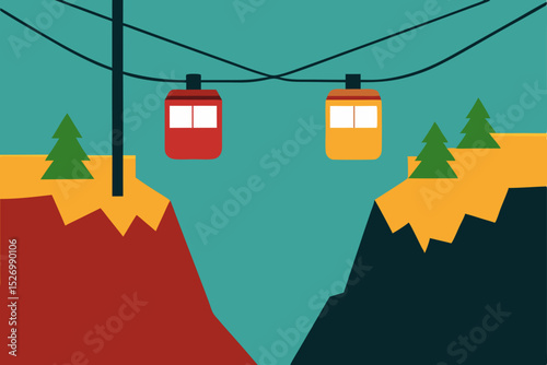 Mountaintop Cable Car Ride Scenic Views and Thrilling Adventure