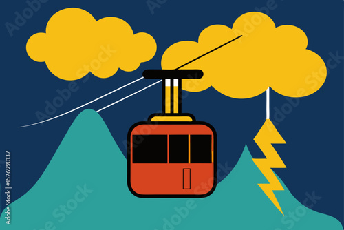 Mountaintop Cable Car Adventure A Thrilling Ride Above the Clouds